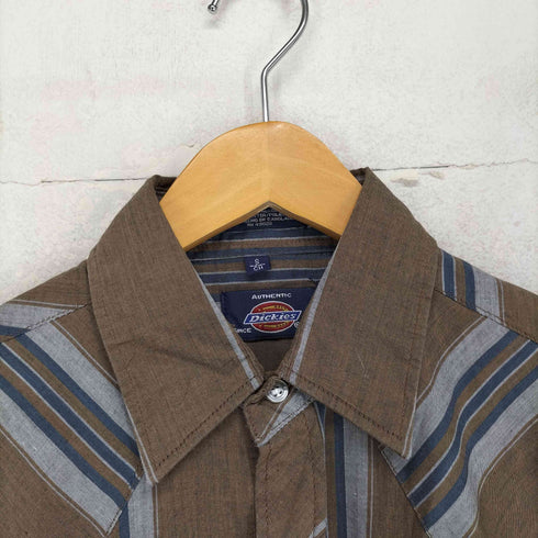 ディッキーズ Dickies コットンポリ ウエスタンシャツ メンズ JPN:S