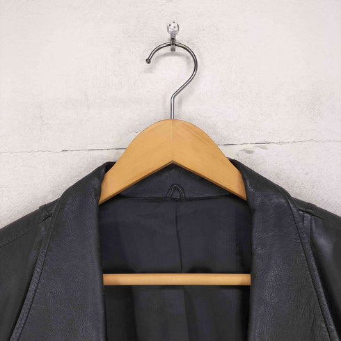 lamb leather レザーコート レディース