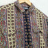 Liz Wear レーヨン100 ループ留め 両フラップ 総柄オープンカラーシャツ メンズ JPN:S