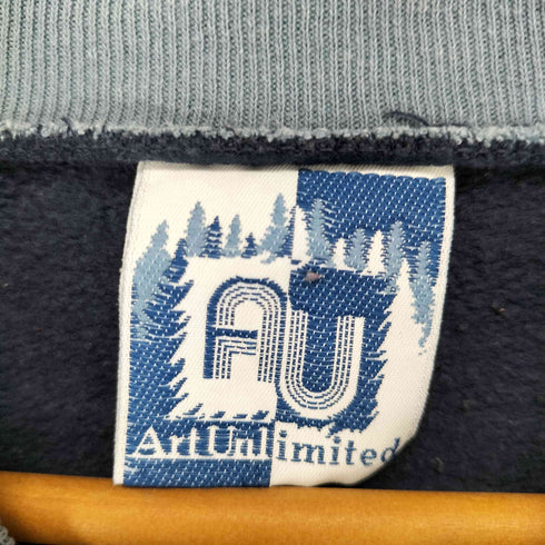 Art Unlimited オーバープリントヘンリーネックスウェット メンズ