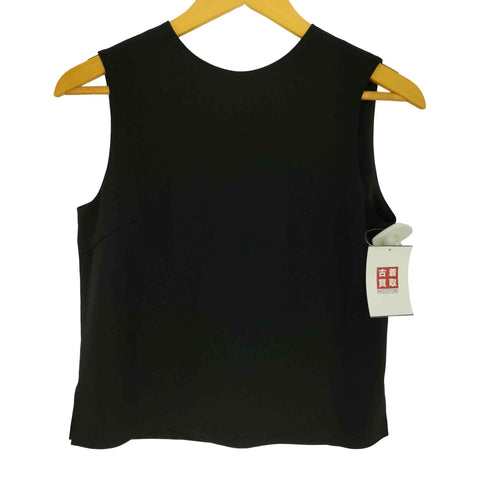 セオリー theory SL CLEAN SHELL ADMIRAL CREPE バックジップ ノースリーブ ブラウス レディース JPN:S