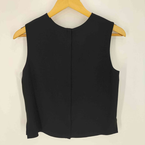 セオリー theory SL CLEAN SHELL ADMIRAL CREPE バックジップ ノースリーブ ブラウス レディース JPN:S