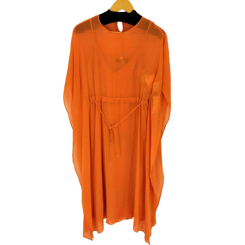 マックスマーラステュディオ MAX MARA STUDIO Calenda orange midi dress レディース