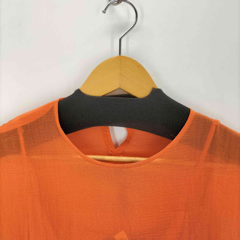 マックスマーラステュディオ MAX MARA STUDIO Calenda orange midi dress レディース