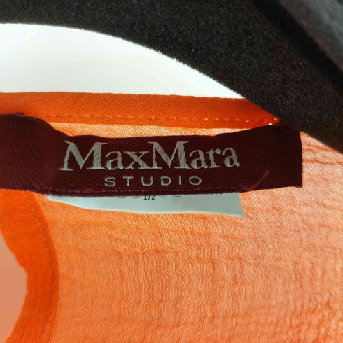 マックスマーラステュディオ MAX MARA STUDIO Calenda orange midi dress レディース
