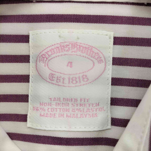 ブルックスブラザーズ 346 BROOKS BROTHERS ストライプドレスシャツ レディース US:4