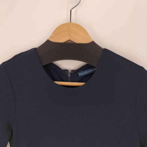ラルフローレン RALPH LAUREN ボートネック シャツ ワンピース レディース import:XS