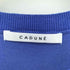 カデュネ CADUNE シルバーボタン シアー クルーネック カーディガン レディース 38