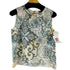 ザラ ZARA 花プリント ノースリーブ ブラウス レディース import:L