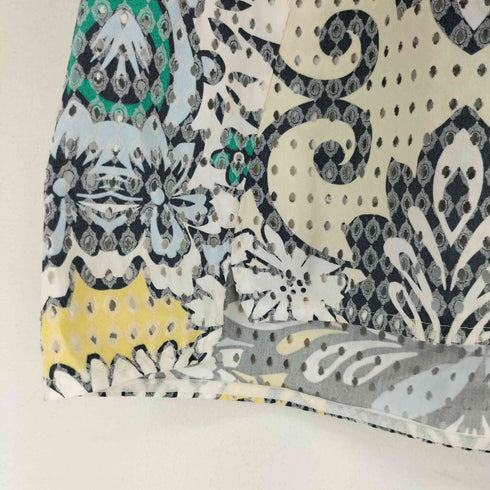 ザラ ZARA 花プリント ノースリーブ ブラウス レディース import:L