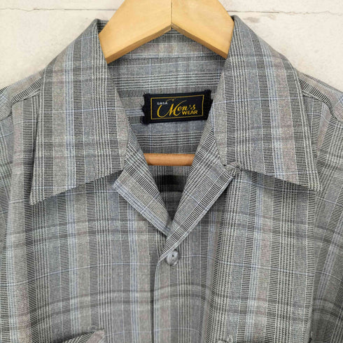 SASA mens wear オープンカラーシャツ メンズ