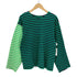 メゾンスペシャル MAISON SPECIAL Power Shoulder T-Shirt パワーショルダーボーダートップス レディース M