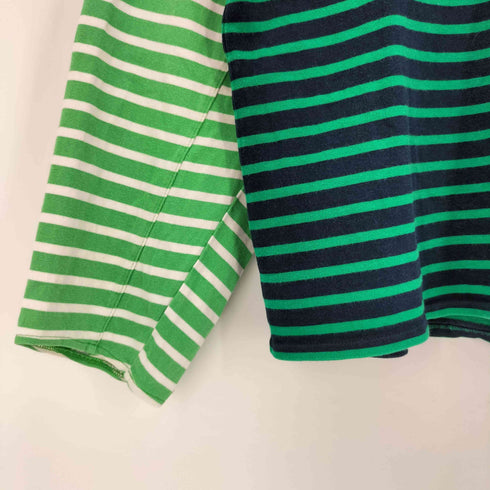 メゾンスペシャル MAISON SPECIAL Power Shoulder T-Shirt パワーショルダーボーダートップス レディース M