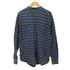 ドッカーズ DOCKERS 90S INDIGO ボーダー L/S バンドカラー ネル シャツ メンズ import:L
