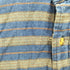 ドッカーズ DOCKERS 90S INDIGO ボーダー L/S バンドカラー ネル シャツ メンズ import:L