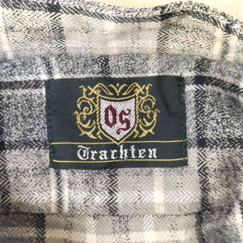 OS GRACHTEN チェック L/S チロリアンシャツ メンズ import:XL