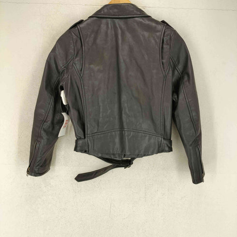 アダムエロペ Adam et Rope sheep leather ダブルライダースジャケット レディース JPN:38
