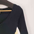 ラルフローレン RALPH LAUREN USA製 Vネック L/S コットン シャツ レディース import:S