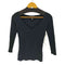 ラルフローレン RALPH LAUREN USA製 Vネック L/S コットン シャツ レディース import:XS