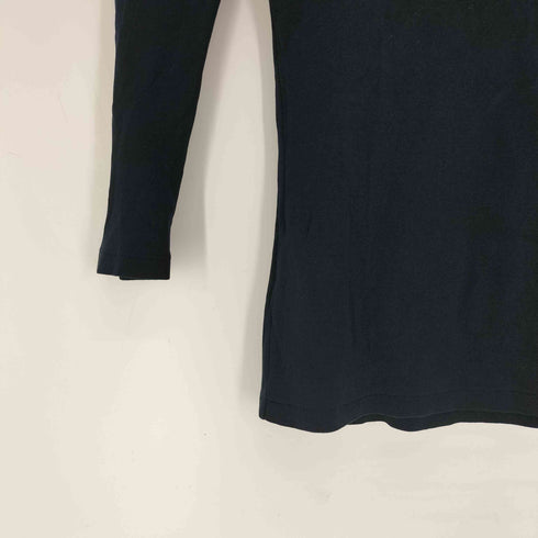 ラルフローレン RALPH LAUREN USA製 Vネック L/S コットン シャツ レディース import:XS