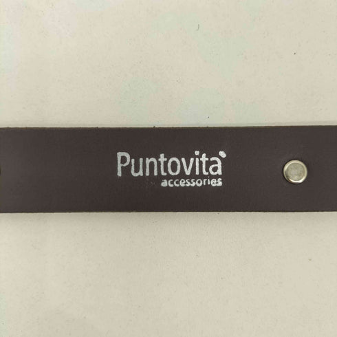Puntovita イタリア製 リアルレザー コンチョドレスベルト レディース 80