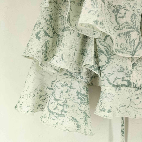 スナイデル snidel フリルティアードクロップドブラウス レディース ONE SIZE