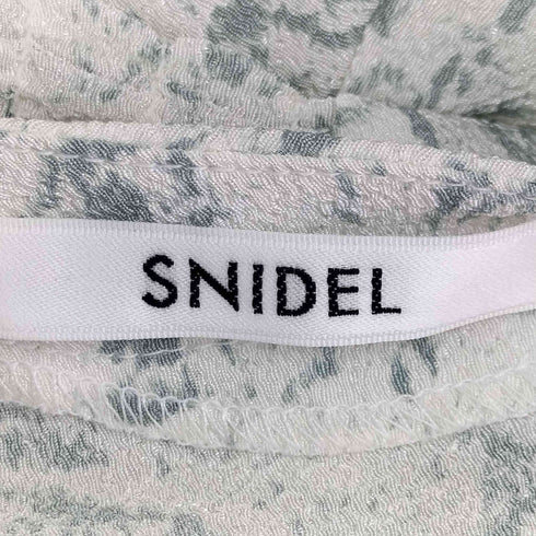 スナイデル snidel フリルティアードクロップドブラウス レディース ONE SIZE