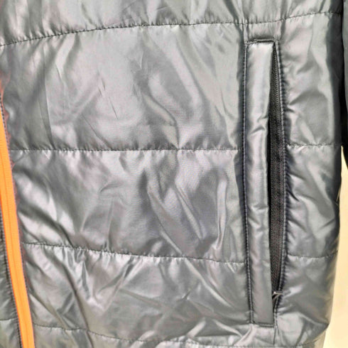 アディダス adidas ロゴ プリント 中綿 ジャケット メンズ import:L