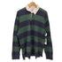 アイゾッド IZOD RUGBY ボーダー L/S ラガー シャツ メンズ import:L