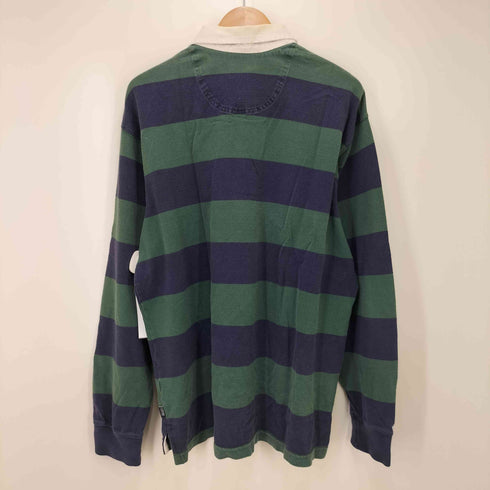 アイゾッド IZOD RUGBY ボーダー L/S ラガー シャツ メンズ import:L
