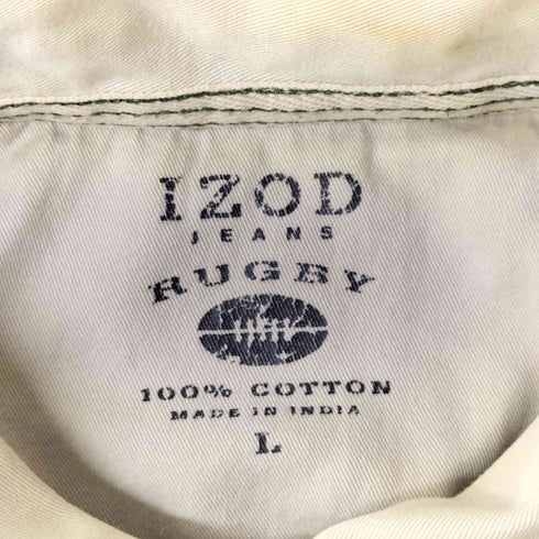 アイゾッド IZOD RUGBY ボーダー L/S ラガー シャツ メンズ import:L