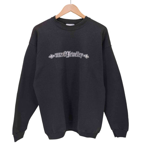 ヘインズ Hanes 90S HEAVYWEIGHT ボディ OCEAN JEWELRY オールドイングリッシュ プリント スウェット メンズ import:L