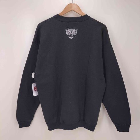 ヘインズ Hanes 90S HEAVYWEIGHT ボディ OCEAN JEWELRY オールドイングリッシュ プリント スウェット メンズ import:L