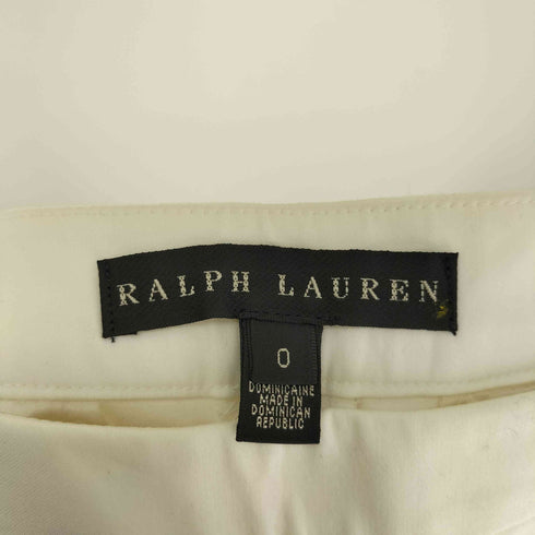 ラルフローレン RALPH LAUREN サイドボタン スラックス パンツ レディース JPN:0