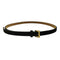 B-LOW THE BELT USA製 ハラコ レザーベルト レディース M