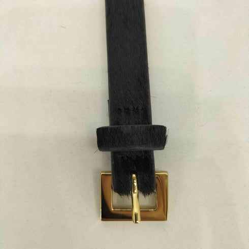 B-LOW THE BELT USA製 ハラコ レザーベルト レディース M