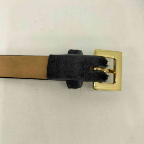 B-LOW THE BELT USA製 ハラコ レザーベルト レディース M