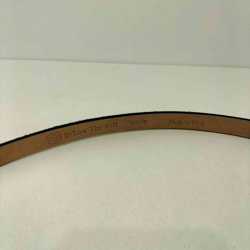 B-LOW THE BELT USA製 ハラコ レザーベルト レディース M