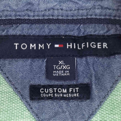 トミーヒルフィガー TOMMY HILFIGER ボーダー S/S ポロシャツ メンズ import:XL