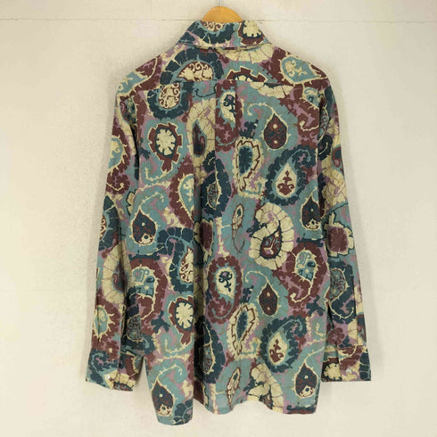 シアーズ Sears 70s- KINGS ROAD 襟芯 総柄シャツ メンズ L