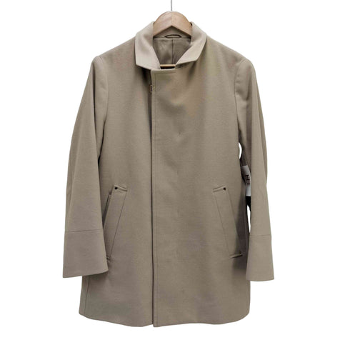 カルバンクライン CALVIN KLEIN ウール ステンカラー ハーフ コート メンズ import:M
