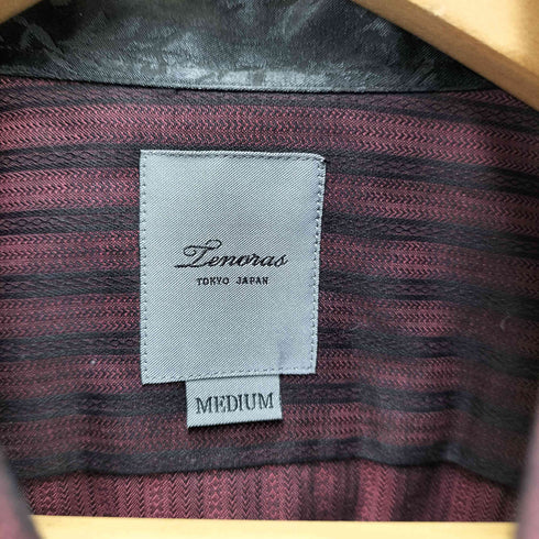 メンズティノラス MENS TENORAS ストライプ L/S ロングカラー シャツ メンズ JPN:M