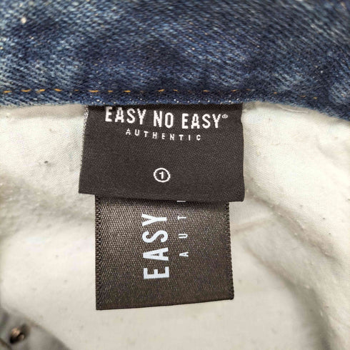 EASY NO EASY Y2K ヒゲ加工 スタースタッズ デニム ショーツ ジョーツ メンズ JPN:1