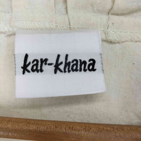 KAR-KHANA リネンライク スモック メンズ