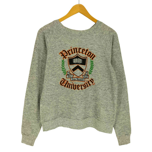BRINCETON UNIVERSITY 三段 ラグランスウェット メンズ