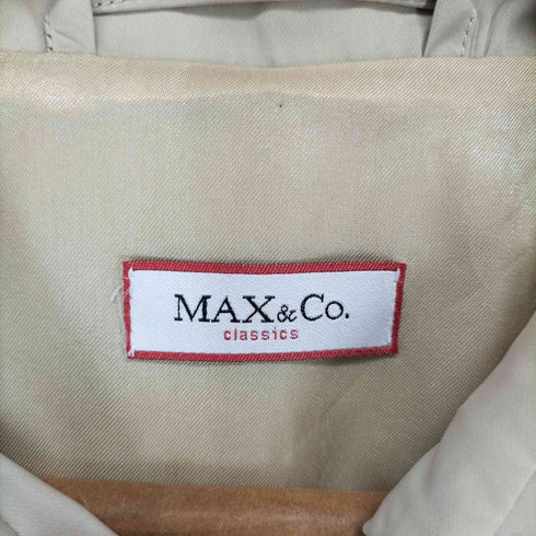 マックスアンドコー MAX&CO. OVERCOAT トレンチコート 袖フリル レディース US:4
