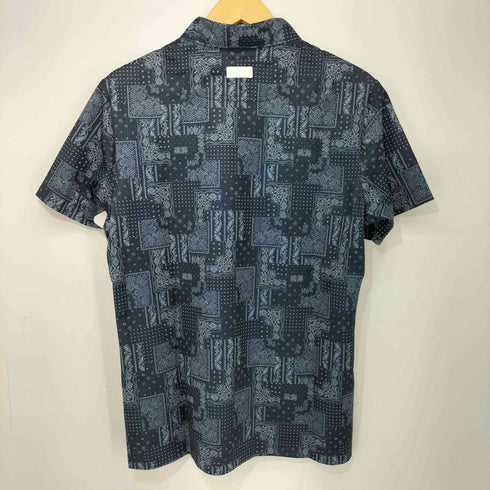 キャロウェイ Callaway ロゴ刺繍 ペイズリー柄 S/S ポロシャツ メンズ JPN:M