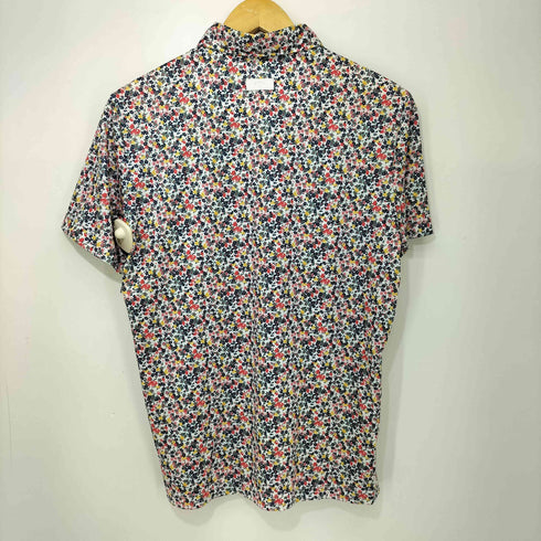 キャロウェイ Callaway ロゴ刺繍 花柄 S/S ポロシャツ メンズ JPN:M