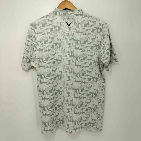 キャロウェイ Callaway フロントプリント デジカモ モックネック Tシャツ メンズ JPN:M