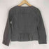 prideglide pig skin フリルデザインノーカラージャケット レディース JPN:36